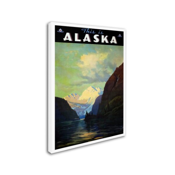 Vintage Apple Collection 'Trav Alaska' Canvas Art,14x19
